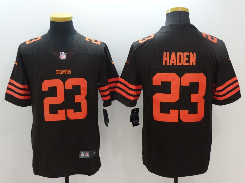 Men's Cleveland Browns Joe Haden #23 Brown Jersey